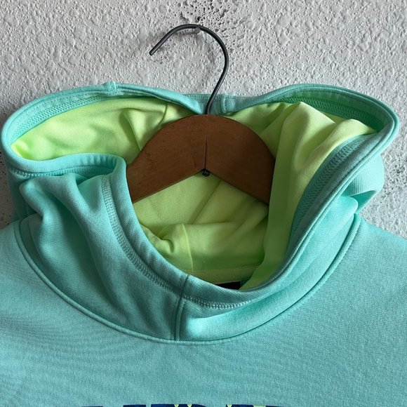 NWOT Under Armour Youth Girls Light Green Hoodie Sweatshirt Sz YL Style 1297972 - Picture 6 of 9